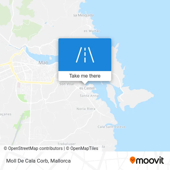 Moll De Cala Corb map