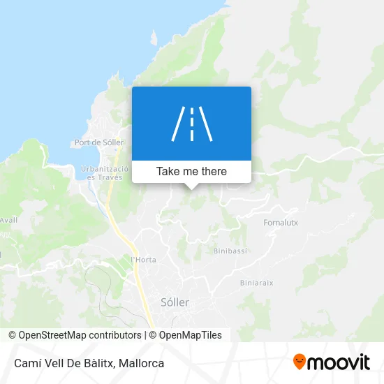 Camí Vell De Bàlitx map