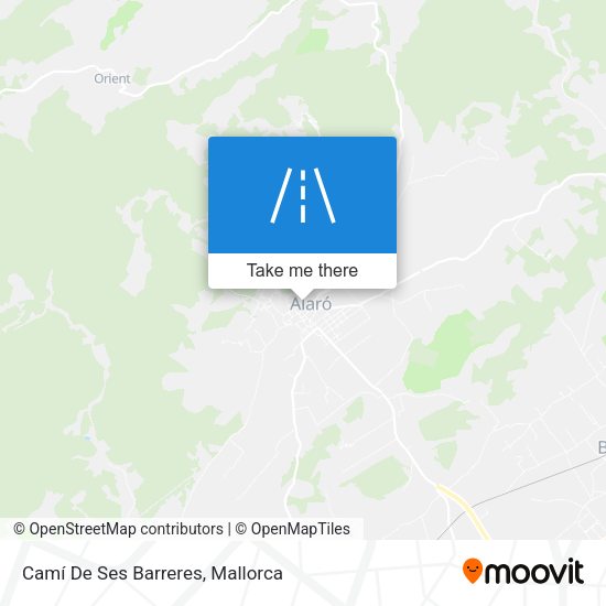 Camí De Ses Barreres map
