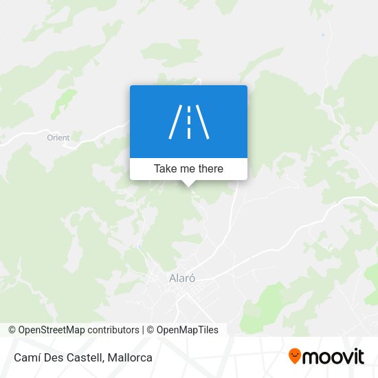 Camí Des Castell map