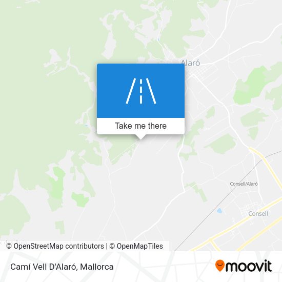 Camí Vell D'Alaró map
