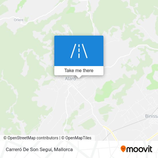 Carreró De Son Seguí map