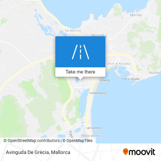 mapa Avinguda De Grècia