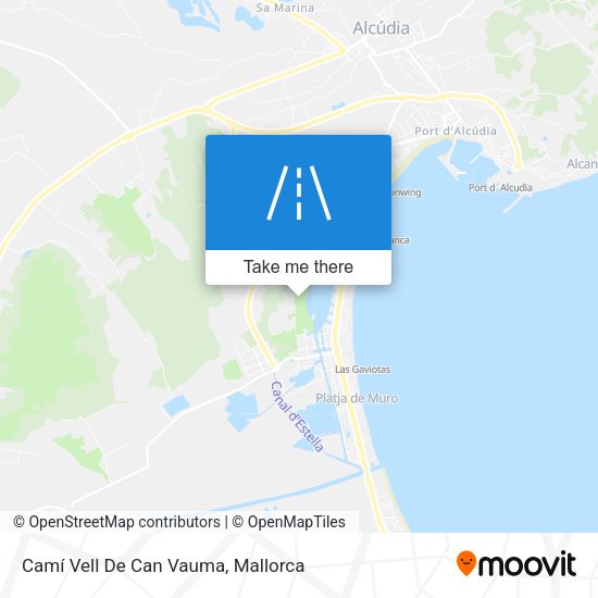 Camí Vell De Can Vauma map