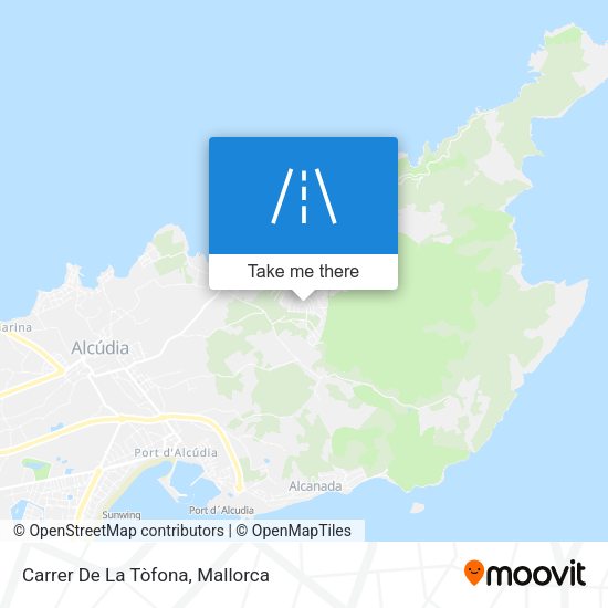 Carrer De La Tòfona map
