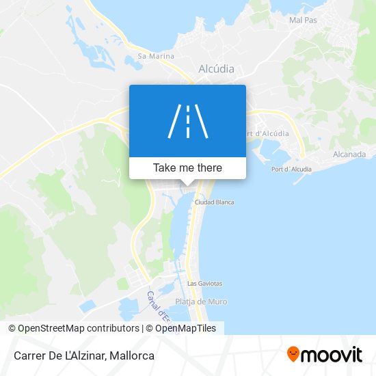 mapa Carrer De L'Alzinar