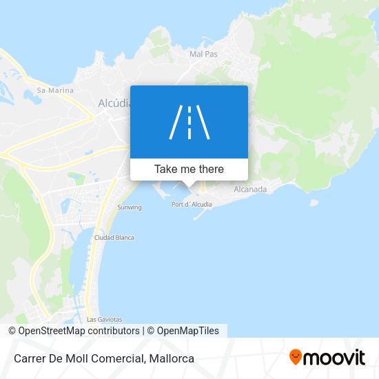 Carrer De Moll Comercial map