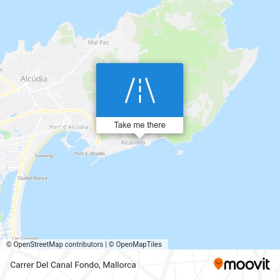 Carrer Del Canal Fondo map