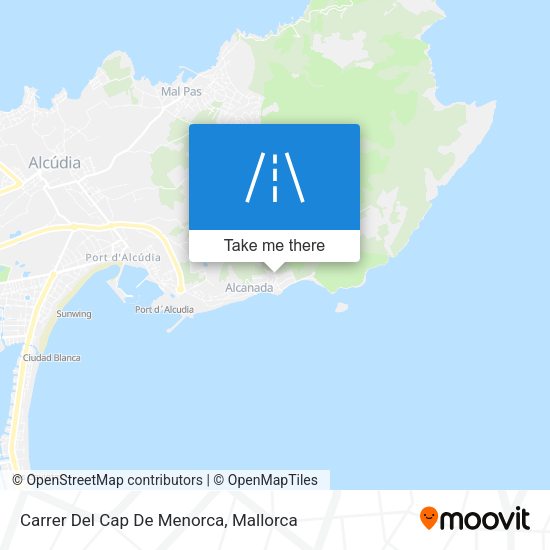 Carrer Del Cap De Menorca map