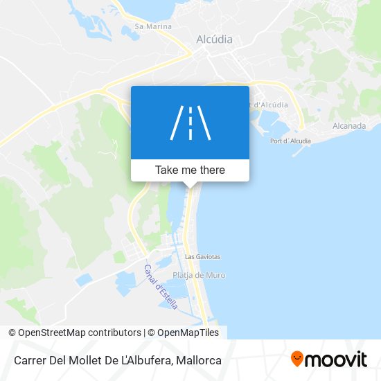 Carrer Del Mollet De L'Albufera map