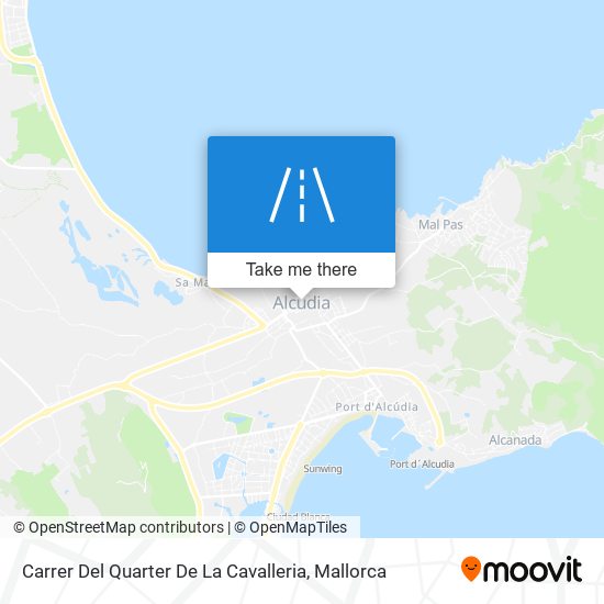 mapa Carrer Del Quarter De La Cavalleria