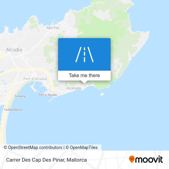 Carrer Des Cap Des Pinar map