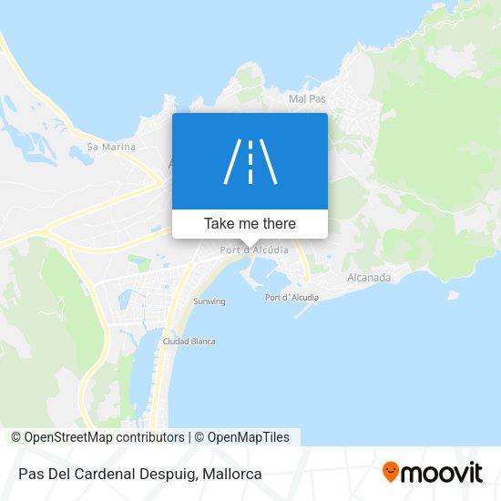 Pas Del Cardenal Despuig map