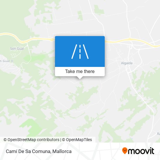mapa Camí De Sa Comuna