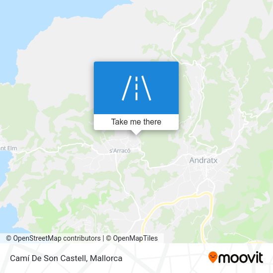 Camí De Son Castell map