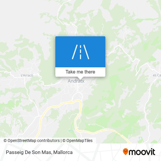 mapa Passeig De Son Mas