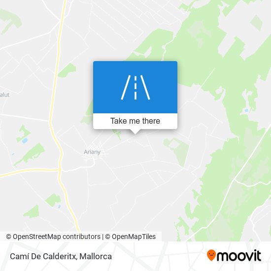 Camí De Calderitx map