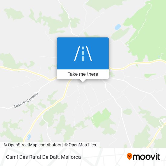 Camí Des Rafal De Dalt map
