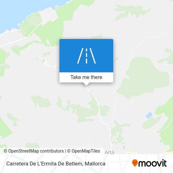 Carretera De L'Ermita De Betlem map