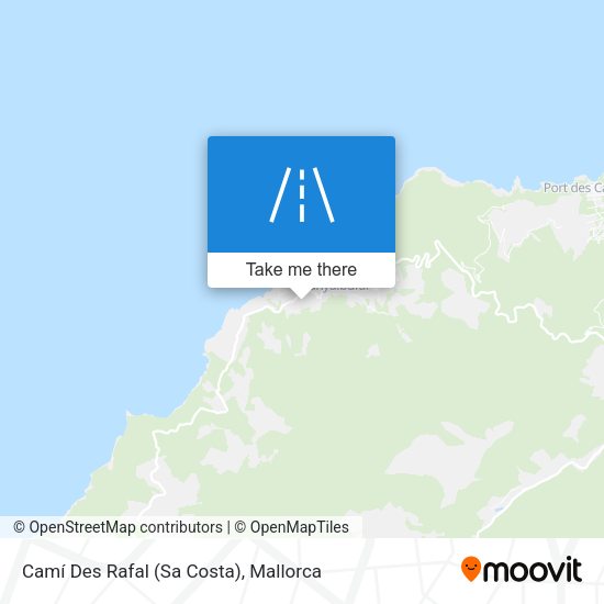 Camí Des Rafal (Sa Costa) map