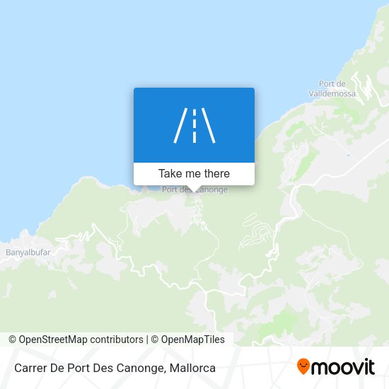 Carrer De Port Des Canonge map