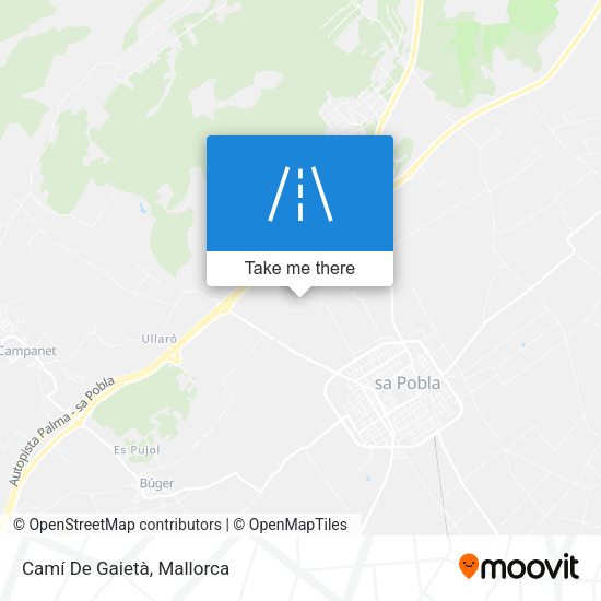 Camí De Gaietà map