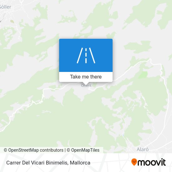 Carrer Del Vicari Binimelis map