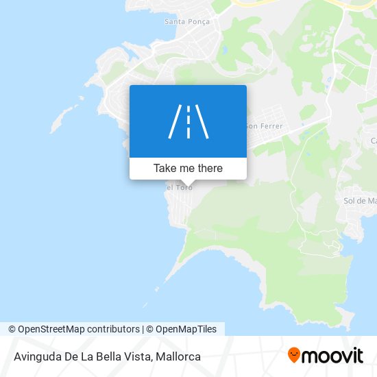mapa Avinguda De La Bella Vista