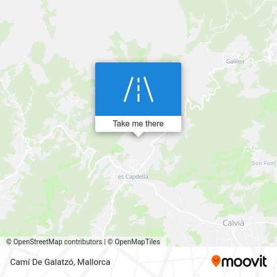 Camí De Galatzó map