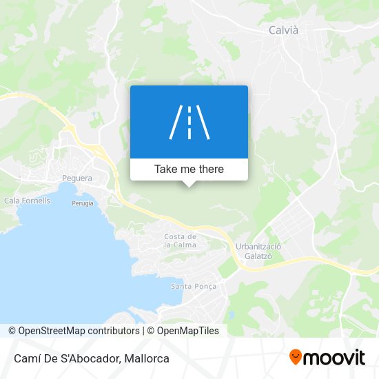 Camí De S'Abocador map