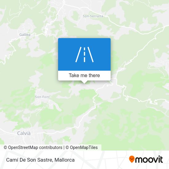 Camí De Son Sastre map
