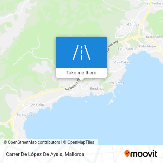 Carrer De López De Ayala map