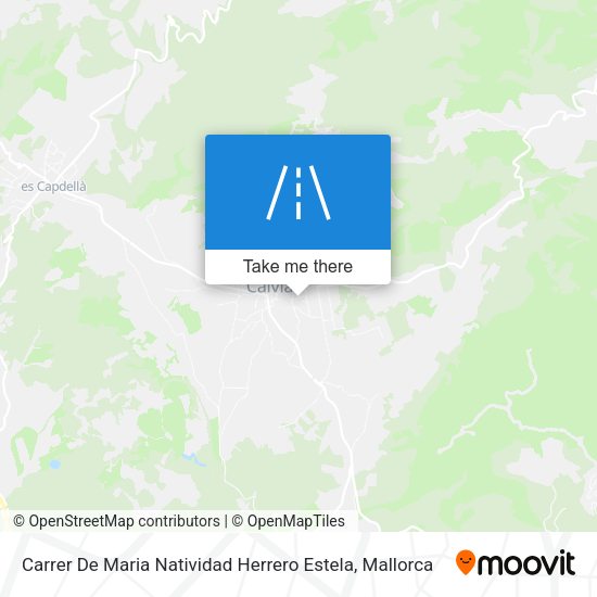 Carrer De Maria Natividad Herrero Estela map