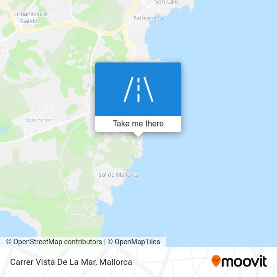 Carrer Vista De La Mar map