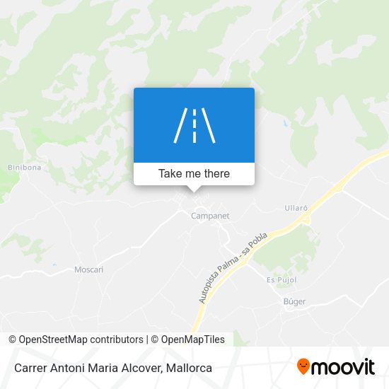 Carrer Antoni Maria Alcover map