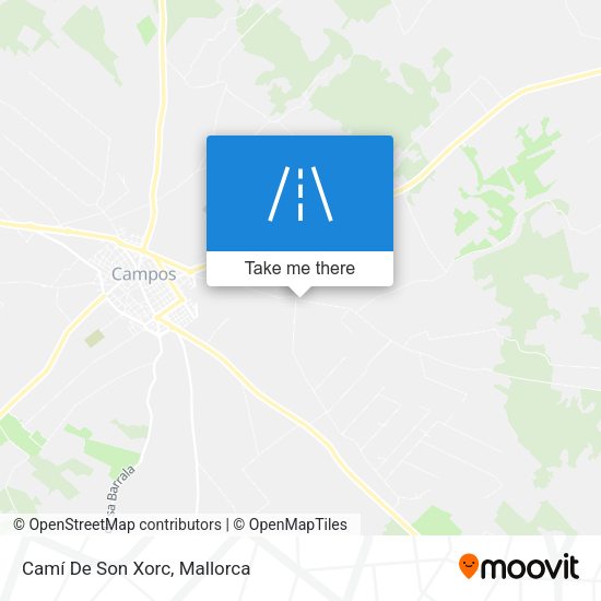 Camí De Son Xorc map
