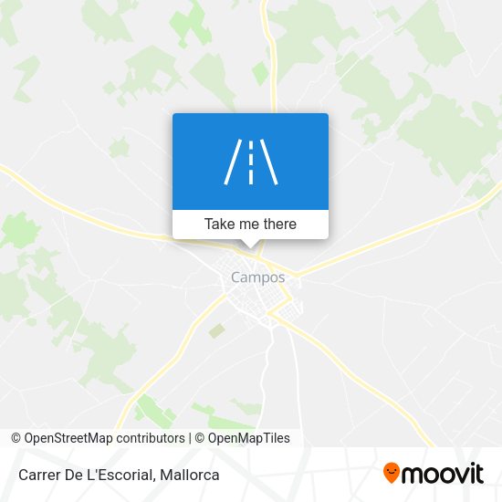 Carrer De L'Escorial map