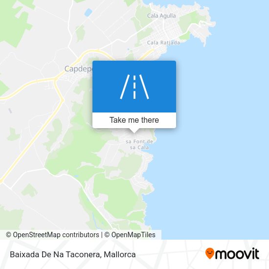 Baixada De Na Taconera map
