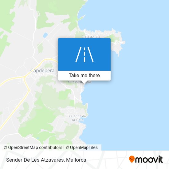 Sender De Les Atzavares map