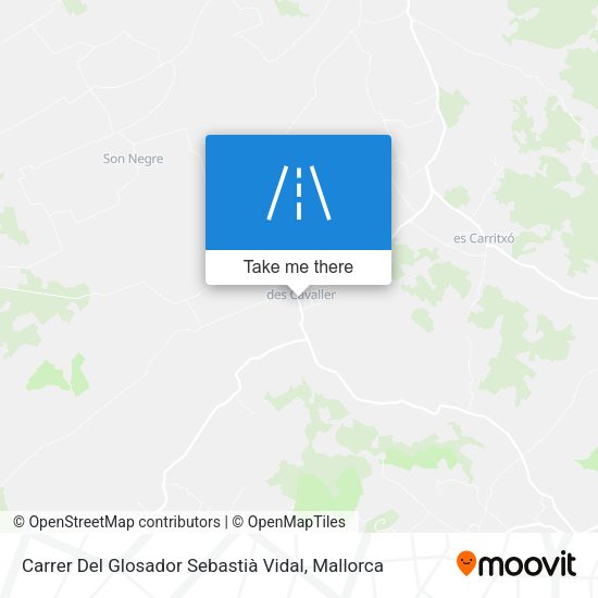 Carrer Del Glosador Sebastià Vidal map