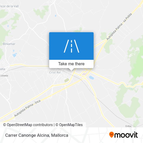 Carrer Canonge Alcina map
