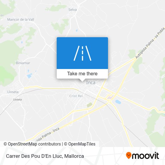 Carrer Des Pou D'En Lluc map