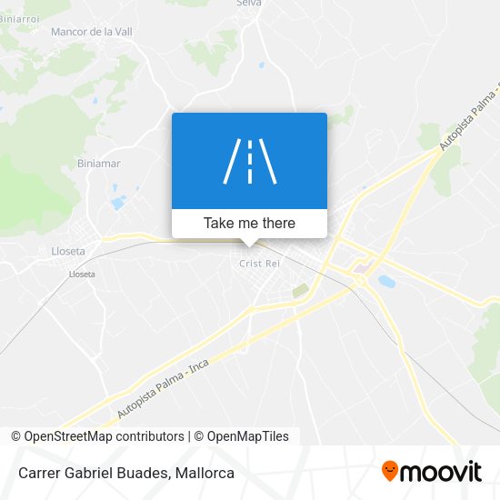 Carrer Gabriel Buades map