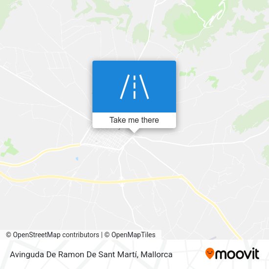 Avinguda De Ramon De Sant Martí map