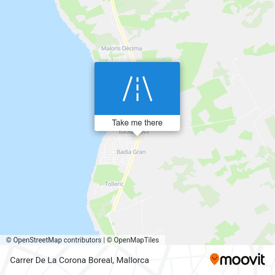 Carrer De La Corona Boreal map