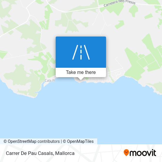 Carrer De Pau Casals map