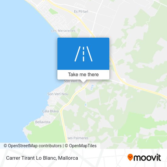 Carrer Tirant Lo Blanc map