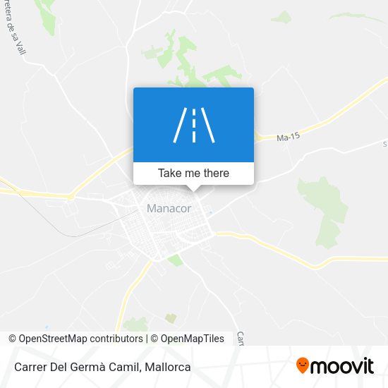 Carrer Del Germà Camil map