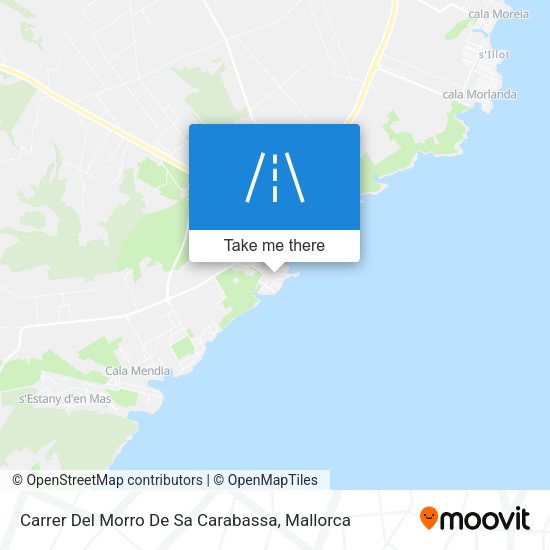 Carrer Del Morro De Sa Carabassa map