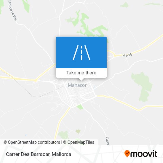 Carrer Des Barracar map